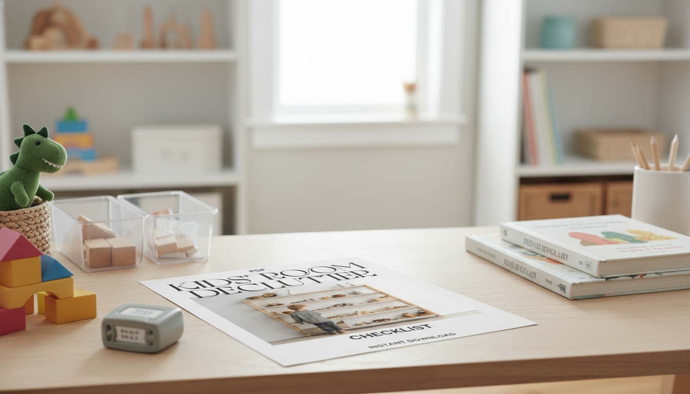 Kids’ Room Declutter Checklist: Fast Zone-by-Zone Reset