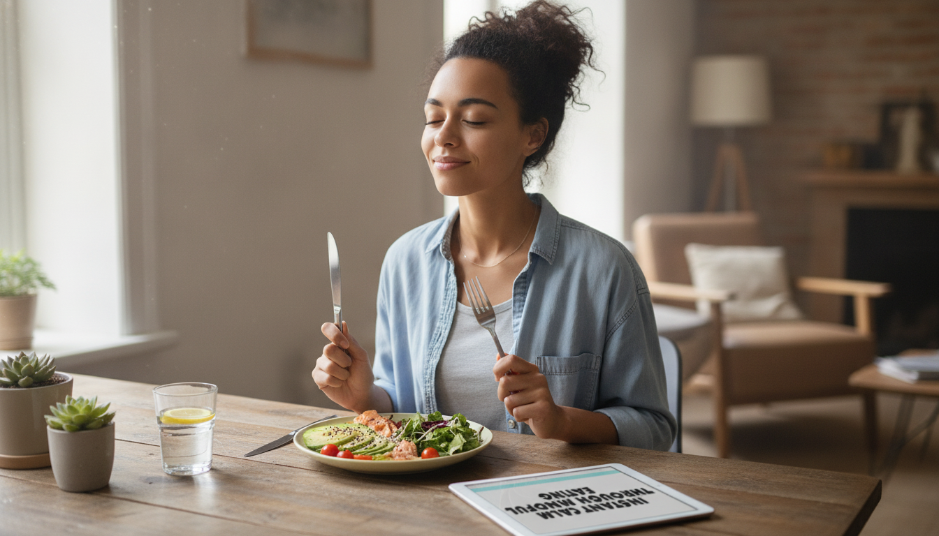 Mindful Eating for Instant Calm: 90-Second Stress Reset