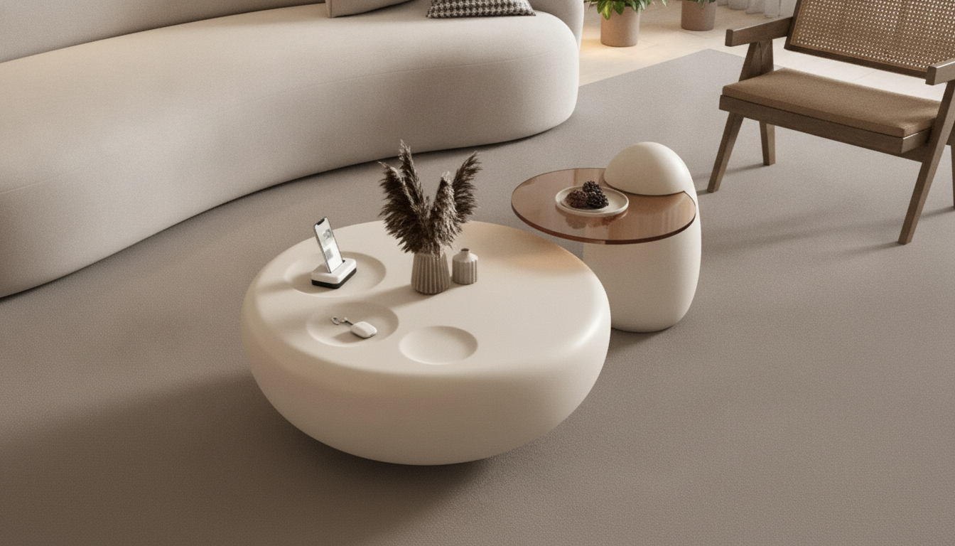 Modern Minimalist Round Coffee Table: Size, Style & Tips
