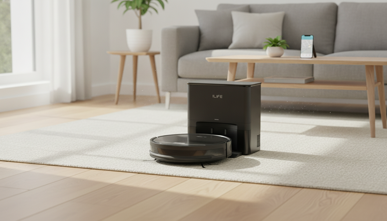 Self-Emptying Robot Vacuum: 3000Pa + App Control