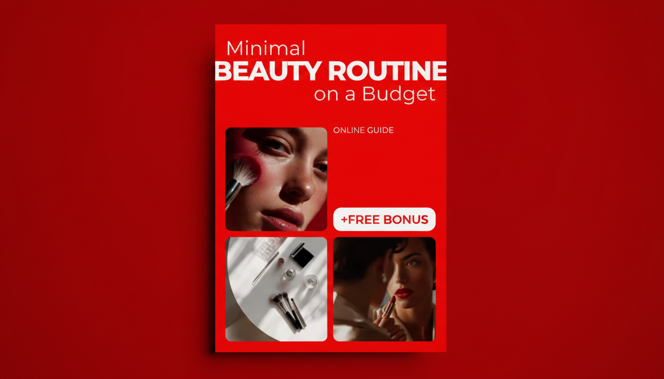 Budget Minimal Beauty Routine: 3-Step AM/PM Glow