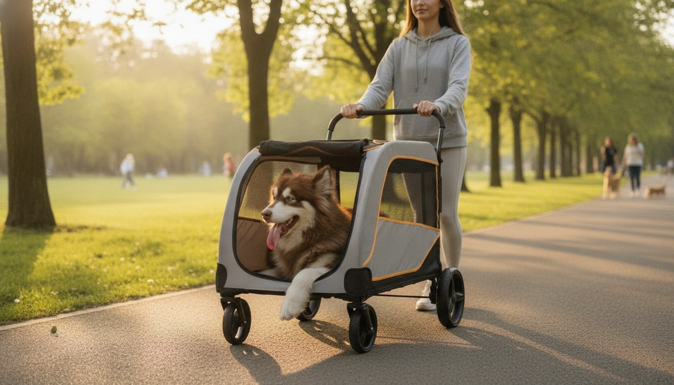 Luxury Dog Stroller Guide: Smooth Rides for Big Dogs