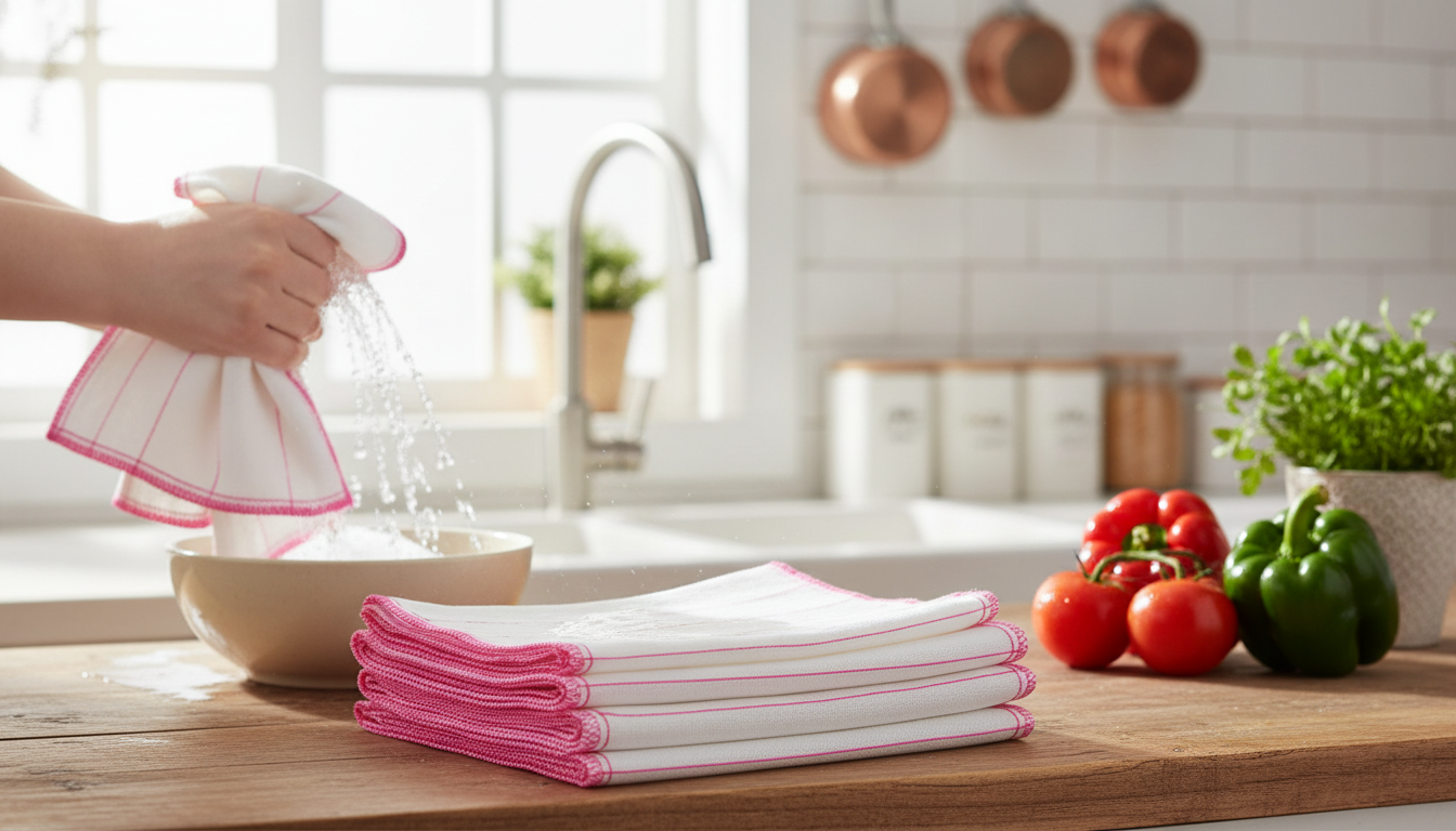 Cotton Kitchen Towels That Absorb Fast: Care & Uses