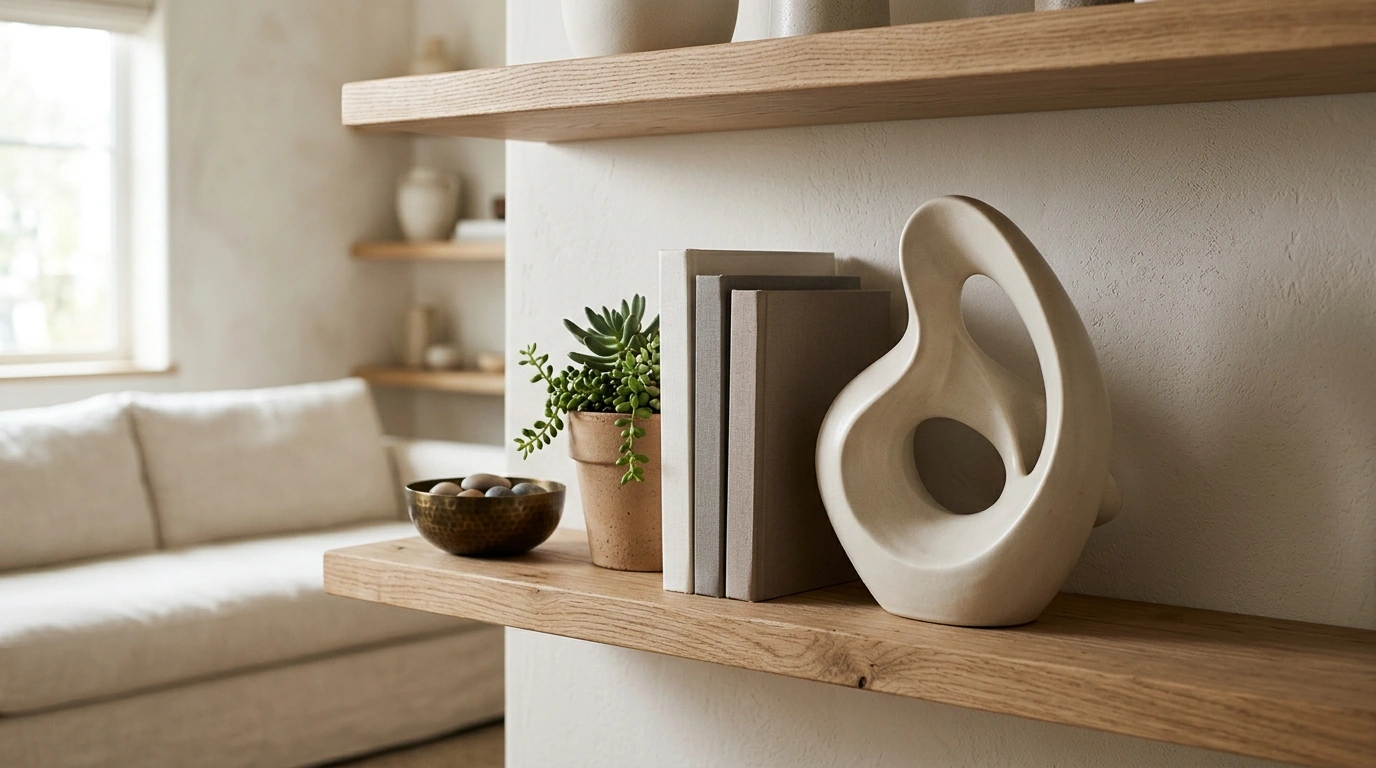 Style an Abstract Ceramic Statue in Modern Rooms
